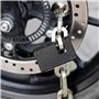 Kurtzy 2 x Lot Cadenas Robustes avec Clés - Cadenas Exterieur avec Manilles de 8 mm d’Épaisseur - Cadenas en Fonte Monobloc pour