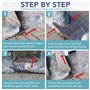 HEFTMAN Tire Bottes en Fonte - Tire Botte Robuste et Rustique pour Bottes en Caoutchouc, Chaussures - Enleve Botte, Boot Jack Ré