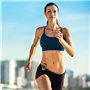 Jinlaili Podomètre Marche 3D, Podomètre Numérique Portable avec Clip et Lanière, Suivi des Pas, Miles/Km, Calories et Temps D'ac