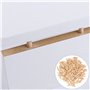 200PCS Chevilles en Bois, Cheville de Meuble 6mm x 30mm, Tourillons en Hêtre, Chevilles Rainurées en Bois, Goujon Bois de Hêtre 