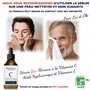 30ml. BIO Sérum Visage à la Vitamine C/E, Acide Hyaluronique Pur et Niacinamide. Anti-rides, Anti-taches et Hydratant. Soin Visa