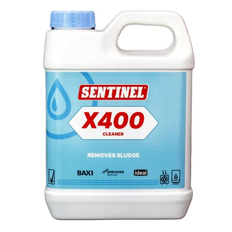 Kudos Trading – Sentinel X400 Nettoyant anti-boues pour stimuler l'efficacité du système de chauffage