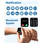 RUIMEN Montre Connectée Homme Femme Smartwatch Appel Bluetooth Montre Sport Podometre Cardiofrequencemetre Oxymetre Multisport p