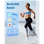 RUIMEN Montre Connectée Homme Femme Smartwatch Appel Bluetooth Montre Sport Podometre Cardiofrequencemetre Oxymetre Multisport p