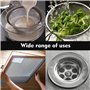 3 Pièces A4 Grille Filtre Maille Hotte Filtre en Acier Inoxydable Grillage Mailles Fines 1mm Moustiquaire en Treillis Métallique