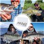 Emerillon De Pêche 25pcs Pêche Émerillon Baril 5 Tailles Anneau en Acier Inoxydable pour La Pêche Émerillons De Pêche avec Verro