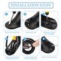 Garde Boue Arrière Trottinette Electrique, Support de garde-boue arrière pour trottinette électrique Xiaomi M365/M365 Pro, Acces