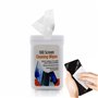 Lot de 50 lingettes pour écran - Couvercle refermable - Sans traces - Pour ordinateur