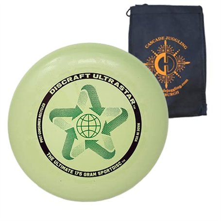 Discraft Ultrastar Disque volant 175 g – Spécifications ultime de compétition Frisbee – Comprend un sac de jonglage en cascade (