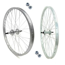 Roue Jante Arrière 24 x 1.75 Moyeu 6/7 Vitesse + Jante Avant 24 X 1.75 Pour Vélo 24" City Bike