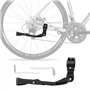 Nivofu Béquilles de Vélo Réglable en Alliage D'aluminium, Béquille Velo Laterale 24-29 Pouces, Béquille de Parking, Réglable, Bé