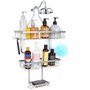 BELLE VOUS Argent Support de Douche Suspendu - 38 x 60 cm