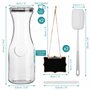 1l - Carafe et Pichet pour Boissons Chaudes et Froid