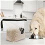BELLE VOUS Grand Sac Conteneur de Croquettes pour Chien et Chat - Accessoire de Voyage Pliable - Gamelle Portable pour Le Transp
