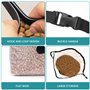 BELLE VOUS Grand Sac Conteneur de Croquettes pour Chien et Chat - Accessoire de Voyage Pliable - Gamelle Portable pour Le Transp