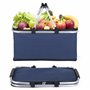 Belle Vous Grand Sac Isotherme Bleu Marine - Glaciere Souple 30 litres avec Fermeture Éclair - Livraison de Repas - Courses - Ca