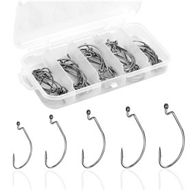 Chstarina 51 pcs Hameçon de Pêche