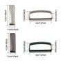 Cuir Passant Ceinture en Alliage 40 mm Passants de Ceinture Keeper