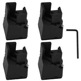 Wisebom Rehausseurs de Meubles Réglables 5 cm avec Pince à Vis