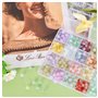 480pcs Colorées Perles Rondes en Verre, Diamètre 8mm, Perles de Nacre Imitation pour DIY Bijoux, Artisanat, Colliers et Bracelet