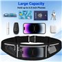 Alyvisun Ceinture de Running, Sac Banane Homme et Femme Réglable Ceinture Course à Pied Etanche Smartphone Banane Sport Jogging 