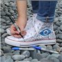 Sharpie Marqueurs permanents Pointe fine | Couleurs assorties | 12 unités | + Sac en coton