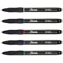 Sharpie S-Gel Lot de 8 stylos gel à pointe moyenne (0,7 mm) Couleurs d'encre assorties + Étui en velours