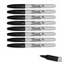 Sharpie 8 marqueurs noirs permanents