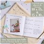 Livre de Naissance - Album Photos et Naissance - Cadeau Naissance 132 Pages et Album Photo Scrapbooking – Livre Naissance Bébé G