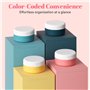 Euqvunn Flacon Voyage, Récipients de Voyage pour Articles de Toilette sans BPA, Contenant Voyage Approuvé par la TSA 40ml, Pots 
