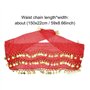 Écharpe de Hanche en Mousseline avec 128 Pièces d'or