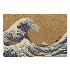 A1 Graphics Ltd Paillasson japonais avec motif vague de Kanagawa