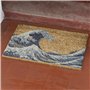 A1 Graphics Ltd Paillasson japonais avec motif vague de Kanagawa
