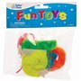 Baker Ross FN151 Fuzzy Spiral Worms - Lot de 5, vers pour farces et attrapes, pour remplir les sacs de fête.