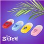 Disney Stitch Surligneurs, Set de Papeterie Design Stitch et Angel, Set de 4 Couleurs Rouge Bleu Jaune et Rose