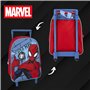 Marvel Spider-Man Sac à dos à roulettes, motif Spider-Man, sac à dos d'école, sac à dos de voyage, cadeau pour enfants, multicol