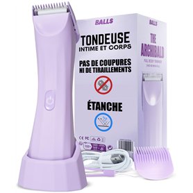 BALLS V3 The Archibald - Tondeuse Femme Intime et Tondeuse Bikini - Anti-Coupures et Anti-Entailles
