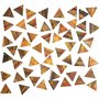 Crafty Artisan dominos Tri-ominos en bois