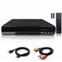 Roxel Lecteur DVD RDP-S600 avec câble HDMI et câble RCA inclus - Multi région - Port USB - Télécommande - Full HD - Fonction Sto