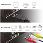 Roxel Lecteur DVD RDP-S600 avec câble HDMI et câble RCA inclus - Multi région - Port USB - Télécommande - Full HD - Fonction Sto