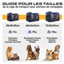 PETPROVED Caisse de Transport Chien Cage de Transport pour Chien Chat Niche Sac de Transport pour Chiens Caisse Transport Voitur