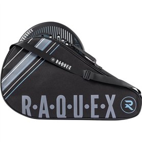 Raquex Enigma Housse de Protection rembourrée pour Raquette de Padel pour 1 Raquette de Padel – Noir – pour Homme et Femme – Le