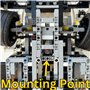 Brickify Crochet de montage mural compatible avec Lego 42096 Technic Porsche 911 RSR Race Car Model Building Kit – Facile à inst
