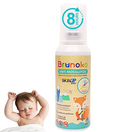 Lotion Anti-Moustiques pour Bébés et Adultes (Sans Parfum) - 8 heures de protection contre les moustiques tigres