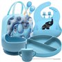 BRANCY Ensemble de sevrage pour bébé avec bavoir réglable