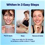 MySweetSmile Bandes Blanchissantes Dents PAP - Sans Danger pour l'Émail, Sans Sensibilité - Sans Peroxyde - Approuvées par les D