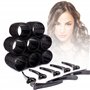 Mirzian Lot de 16 Bigoudis Jumbo - 8 Auto-Agrippants Sans Chaleur