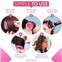 Westalio Lot de 41 bigoudis avec clips - 4 tailles - 24 rouleaux Velcro pour volume de cheveux - 16 pinces et peigne - 64 mm, 46