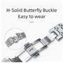 CasiOak GA2100 Bracelet de montre en métal et boîtier Mod Kit d'accessoires compatibles avec les montres Casio G-Shock GA2100/GA