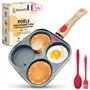 KitchenEvi Poele a Pancakes à Induction avec Manche Amovible